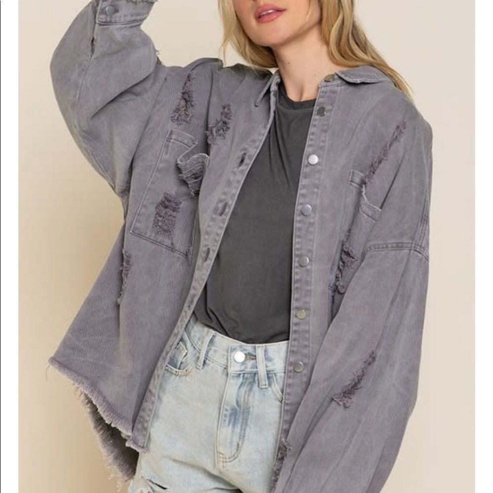 POL shacket!! Brand New size L NWOT